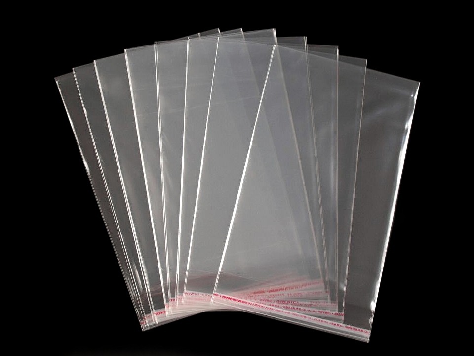 Clear Plastic Self-Adhesive Seal Bags 13x20 cm (package 100 pc.) Clear Plastic Self-Adhesive Seal Bags 13x20 cm (package 100 pc.)