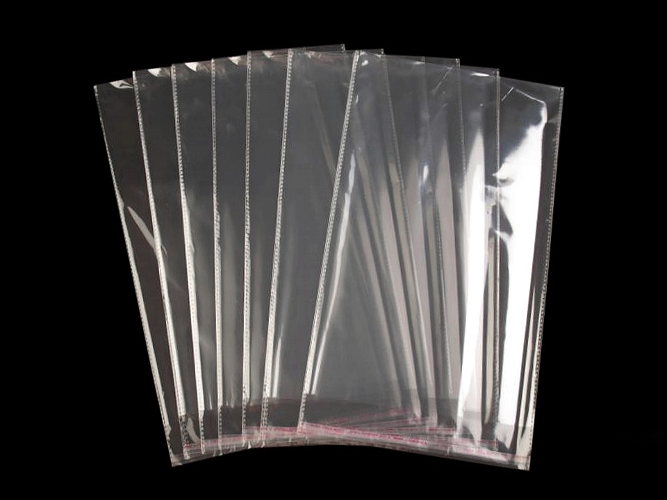 Clear Plastic Self-Adhesive Seal Bags 22x35 cm (package 100 pc.) Clear Plastic Self-Adhesive Seal Bags 22x35 cm (package 100 pc.)