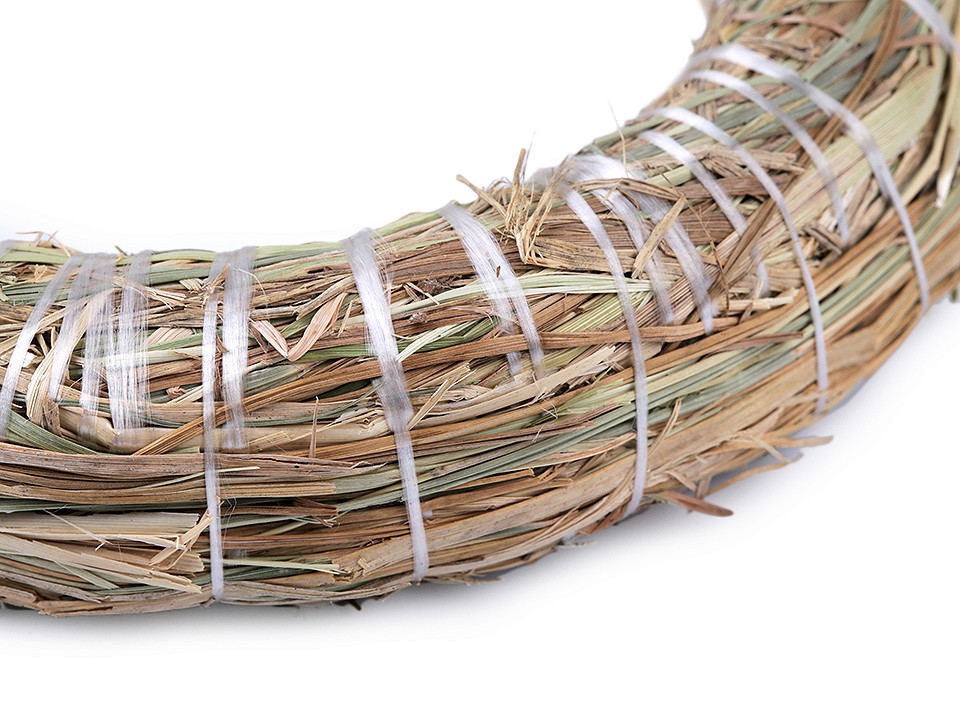 Straw Wreath Ø20 cm, ivory Straw Wreath Ø20 cm, ivory