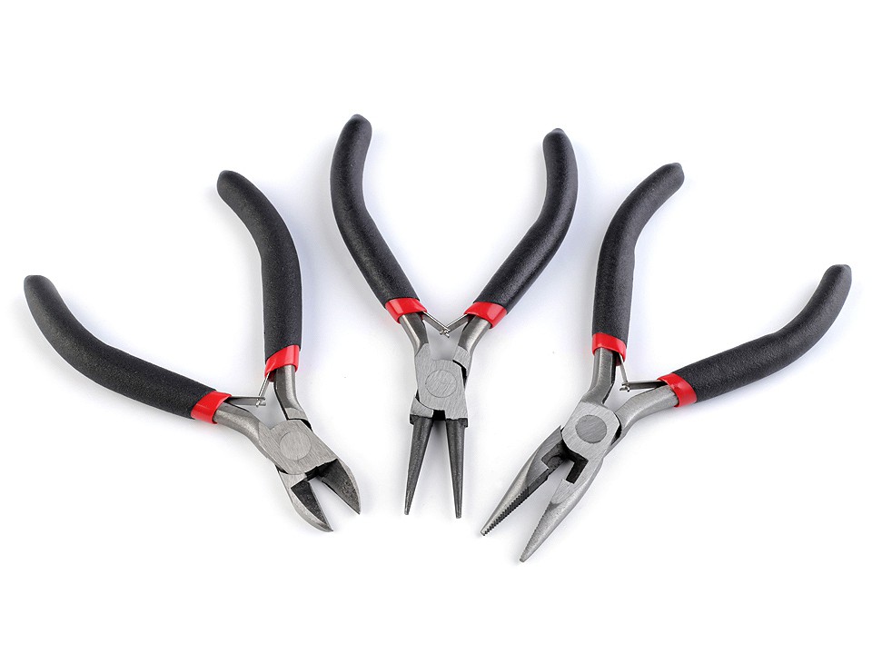 Set of Jewellery Pliers, black Set of Jewellery Pliers, black