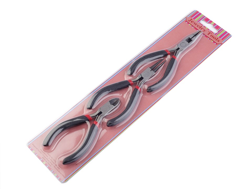 Set of Jewellery Pliers, black Set of Jewellery Pliers, black