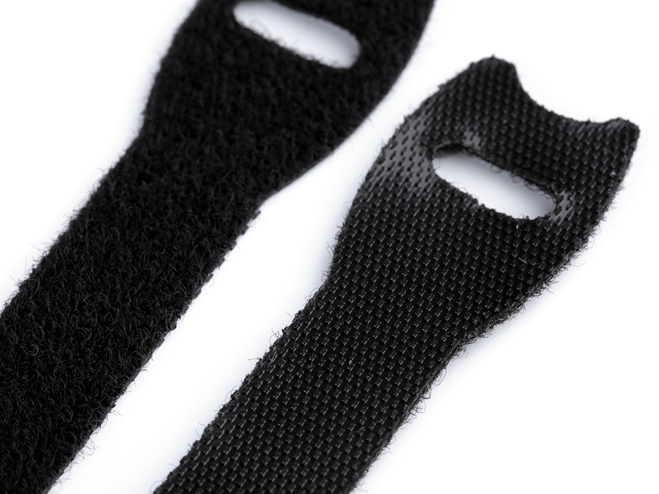 Velcro Cable Tie length 20 cm, black, 10 pc. Velcro Cable Tie length 20 cm, black, 10 pc.