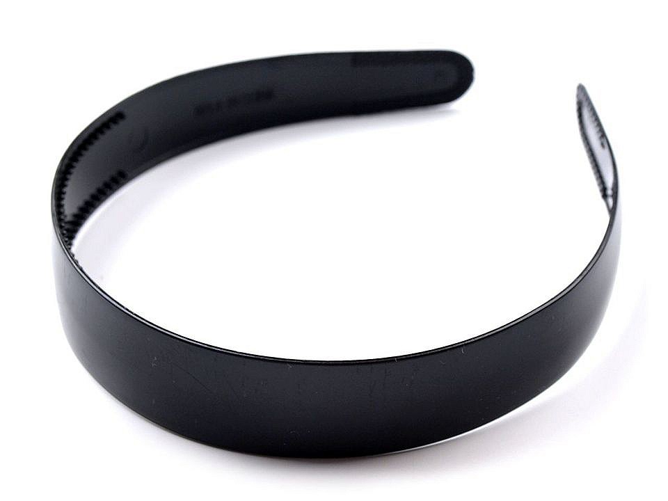 Wide Plastic Headband 2nd quality, black, 2 pc. Wide Plastic Headband 2nd quality, black, 2 pc.