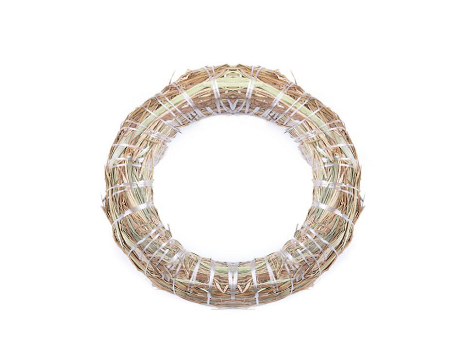 Straw Wreath Ø20 cm, ivory Straw Wreath Ø20 cm, ivory