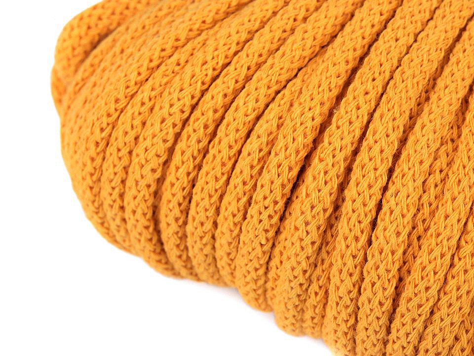 Cord / String Yarn Ø5 mm - orange-yellow, 10 ml. Cord / String Yarn Ø5 mm - orange-yellow, 10 ml.