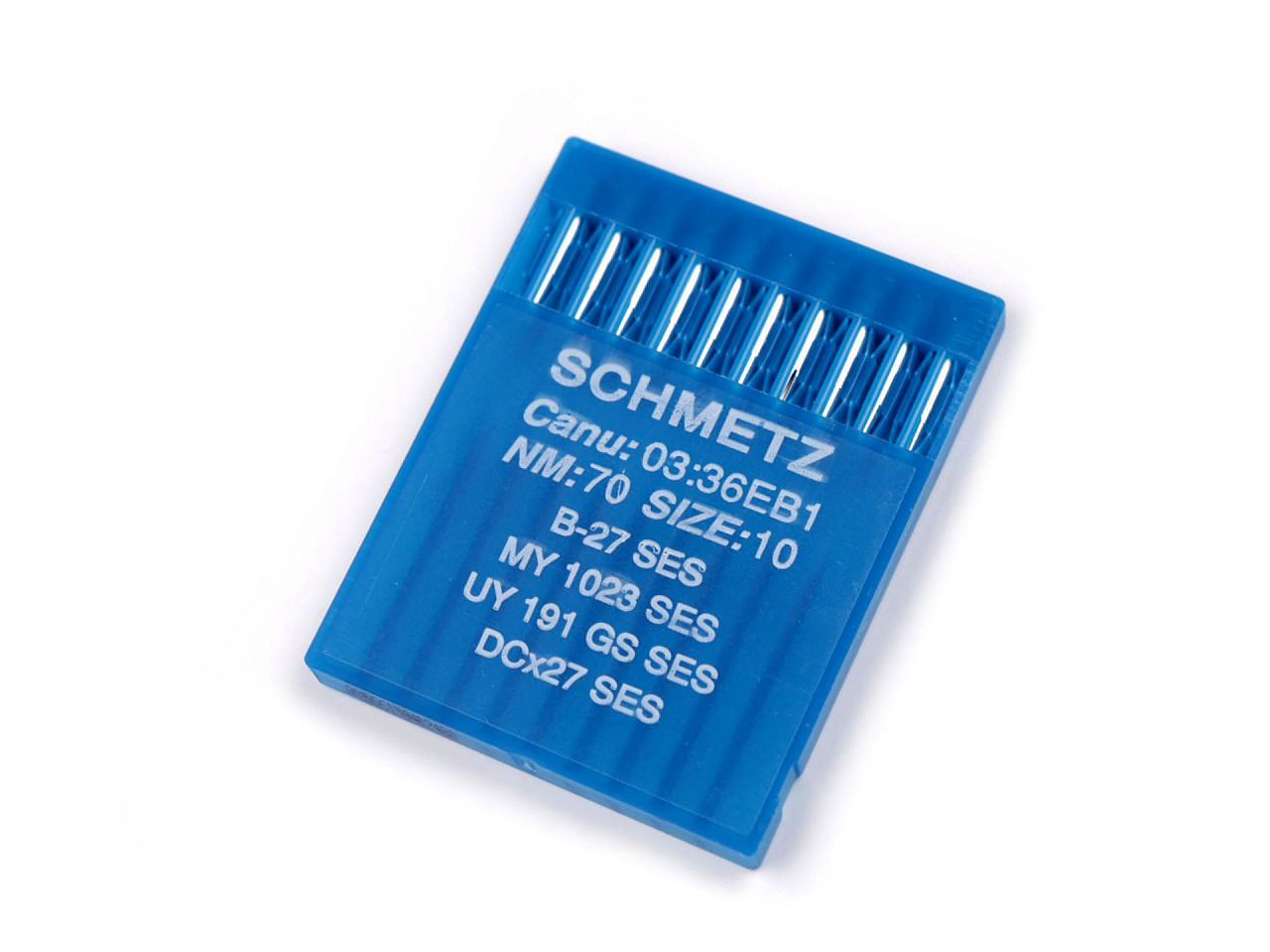 Machine needles for industrial overlock sewing machines 70; 80 schmetz - Nickel (1 Box)