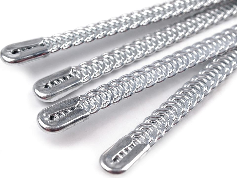Spiral corset boning width 5 mm, several lengths - Silver (100 Pieces)