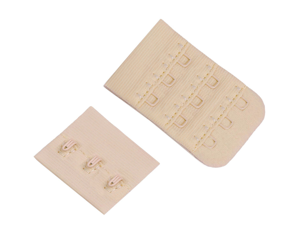 Bra extenders width 40 mm 3 rows - Nude (12 Pairs)