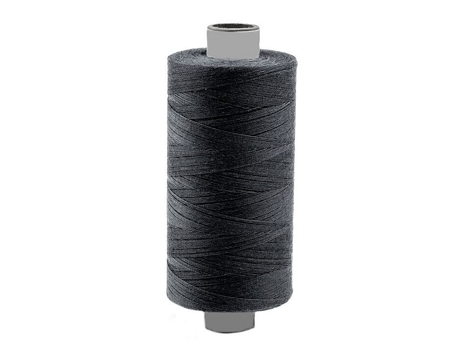 Cotton thread 500 m 10x2x2 - Black (10 Pieces)