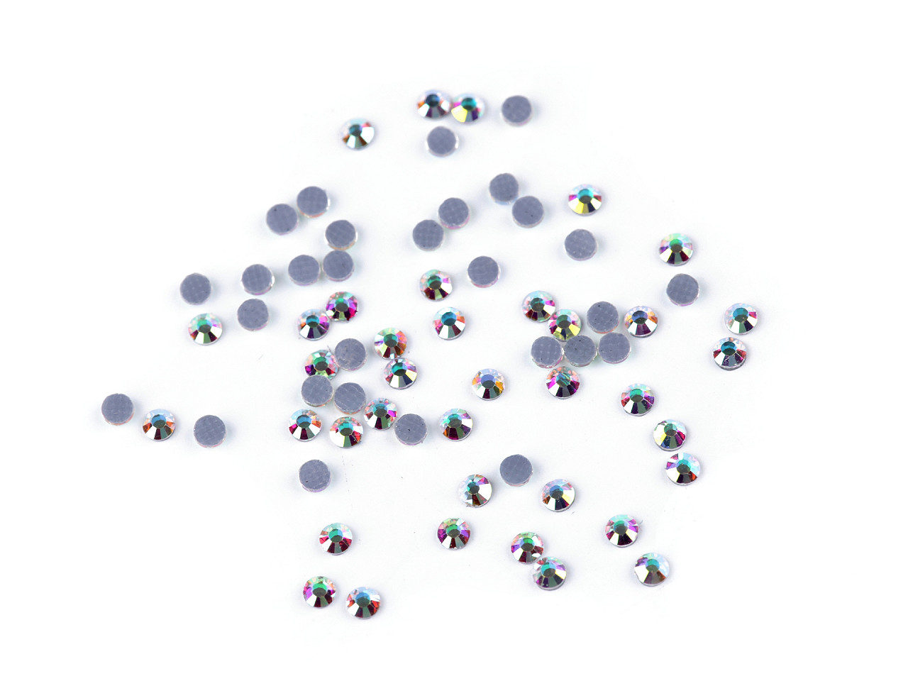 Iron-on hotfix rhinestones size ss6 - Black (7 Grams)