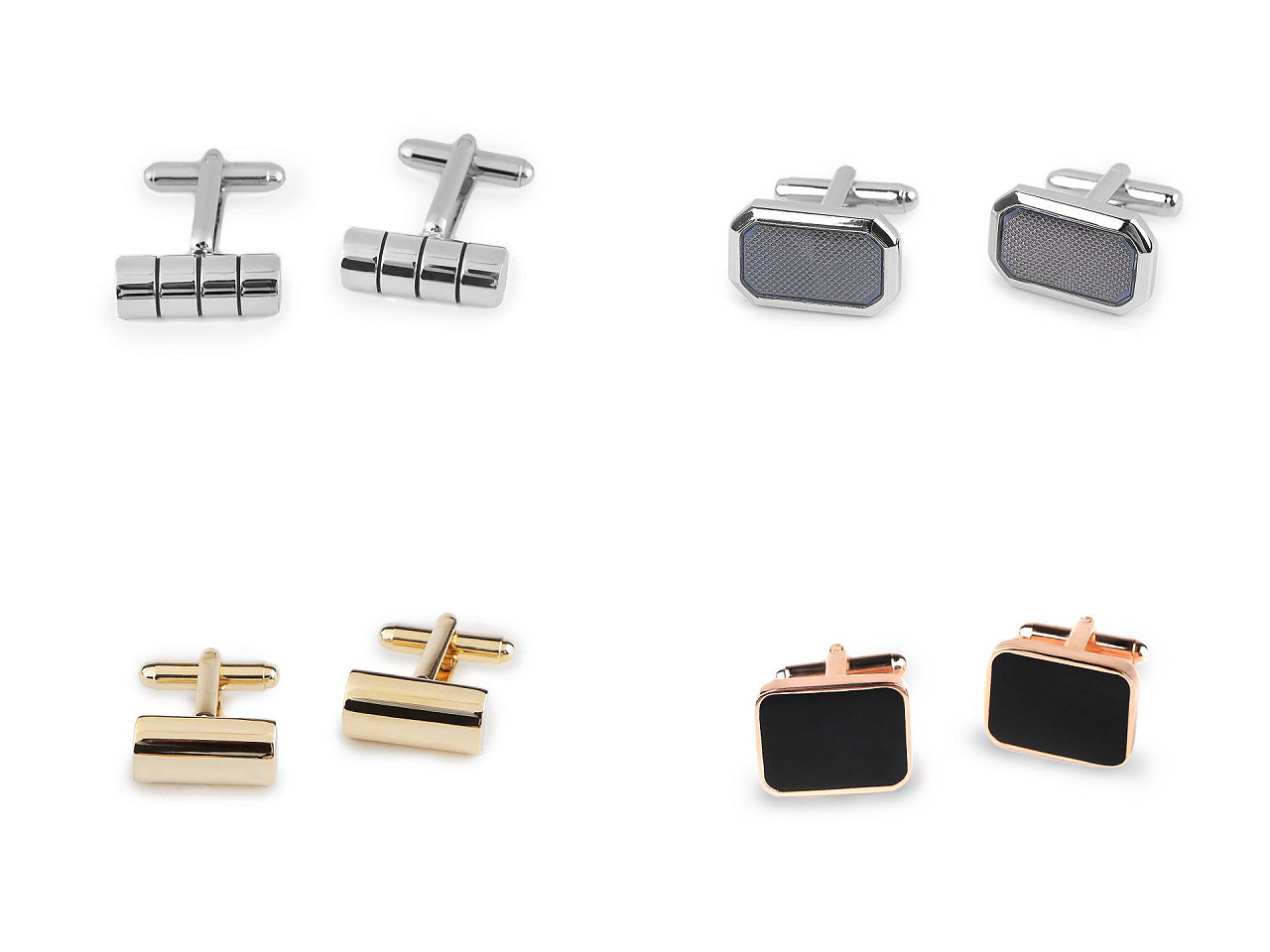 Cufflinks in a gift box - Silver (1 Box)