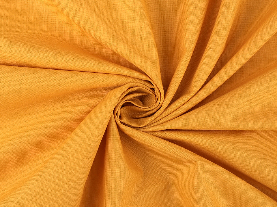 Cotton fabric / canvas single colour - Vanilla (1 Meter)