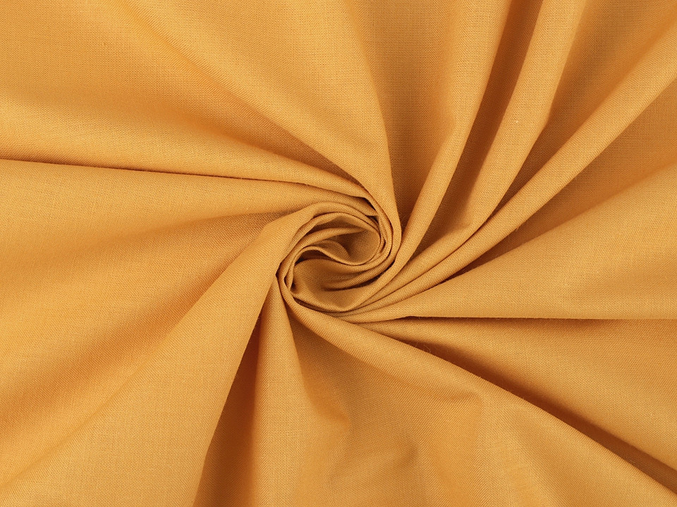 Cotton fabric / canvas single colour - Vanilla (1 Meter)