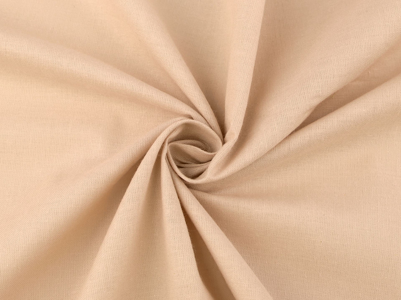 Cotton fabric / canvas single colour - Vanilla (1 Meter)