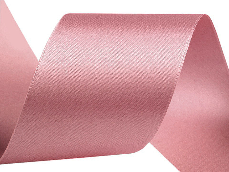 Double faced satin ribbon width 50 mm - Blue sapphire (20 Meters)