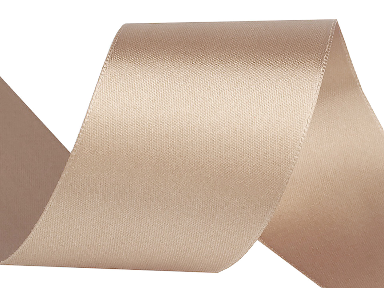 Double faced satin ribbon width 50 mm - Blue sapphire (20 Meters)