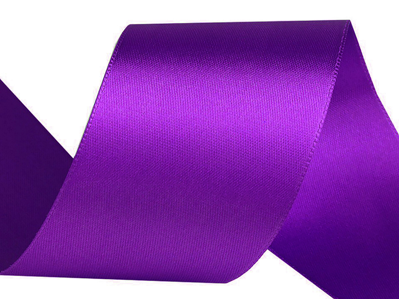 Double faced satin ribbon width 50 mm - Blue sapphire (20 Meters)