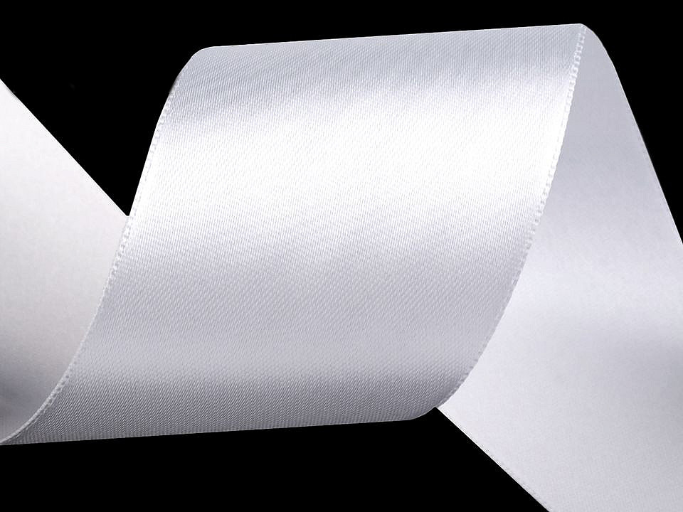 Double faced satin ribbon width 50 mm - Blue sapphire (20 Meters)