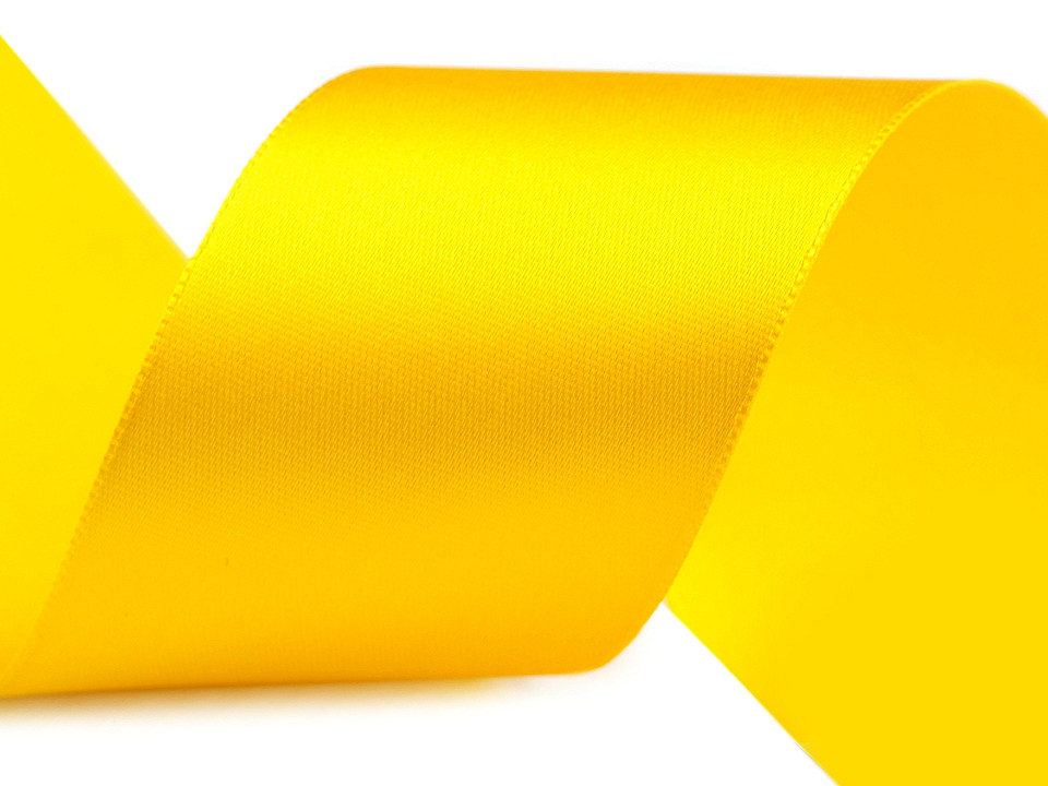 Double faced satin ribbon width 50 mm - Blue sapphire (20 Meters)