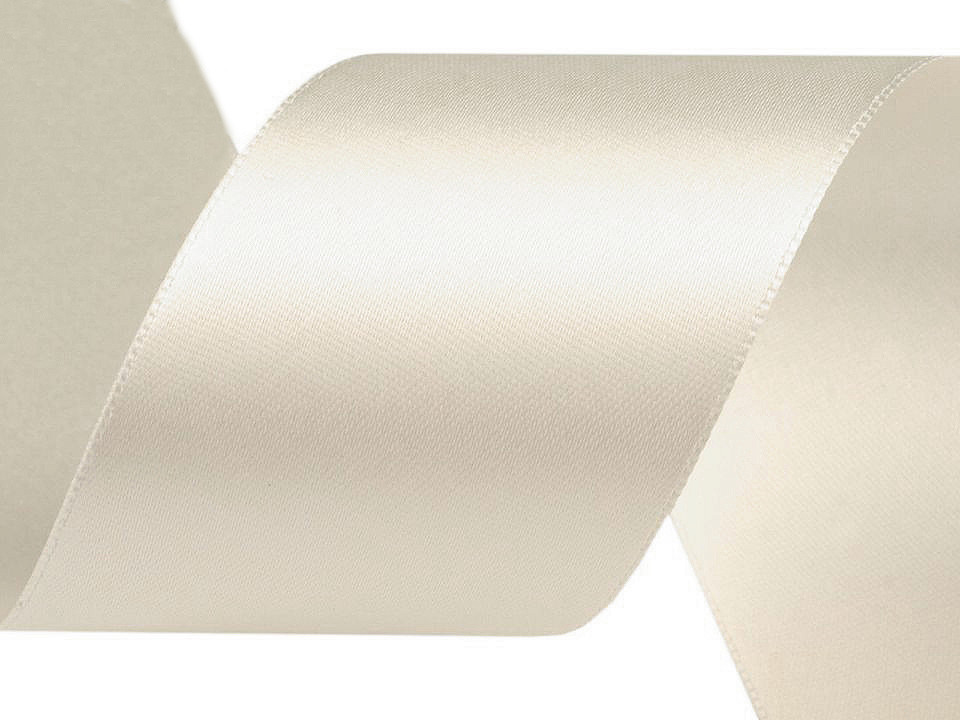 Double faced satin ribbon width 50 mm - Blue sapphire (20 Meters)