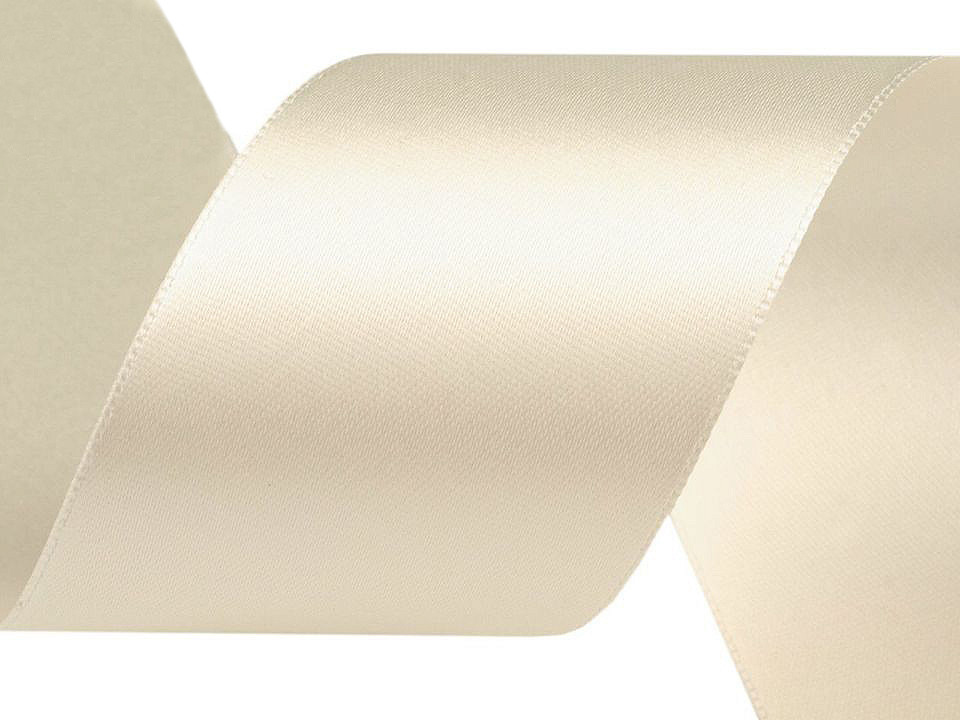Double faced satin ribbon width 50 mm - Blue sapphire (20 Meters)