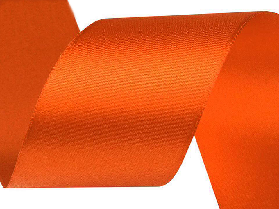 Double faced satin ribbon width 50 mm - Blue sapphire (20 Meters)