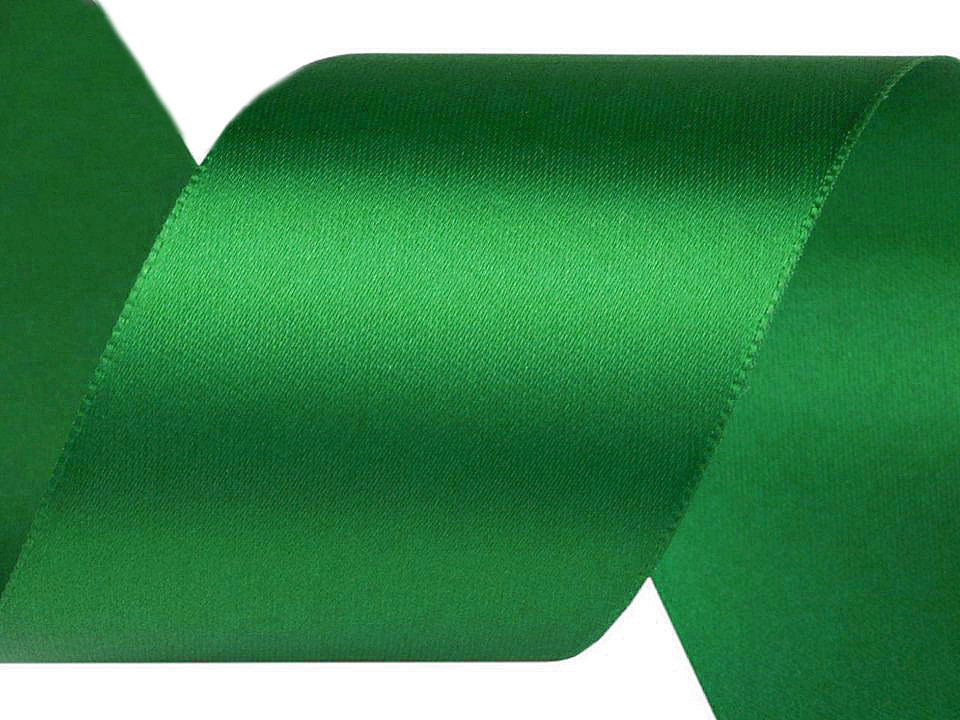 Double faced satin ribbon width 50 mm - Blue sapphire (20 Meters)