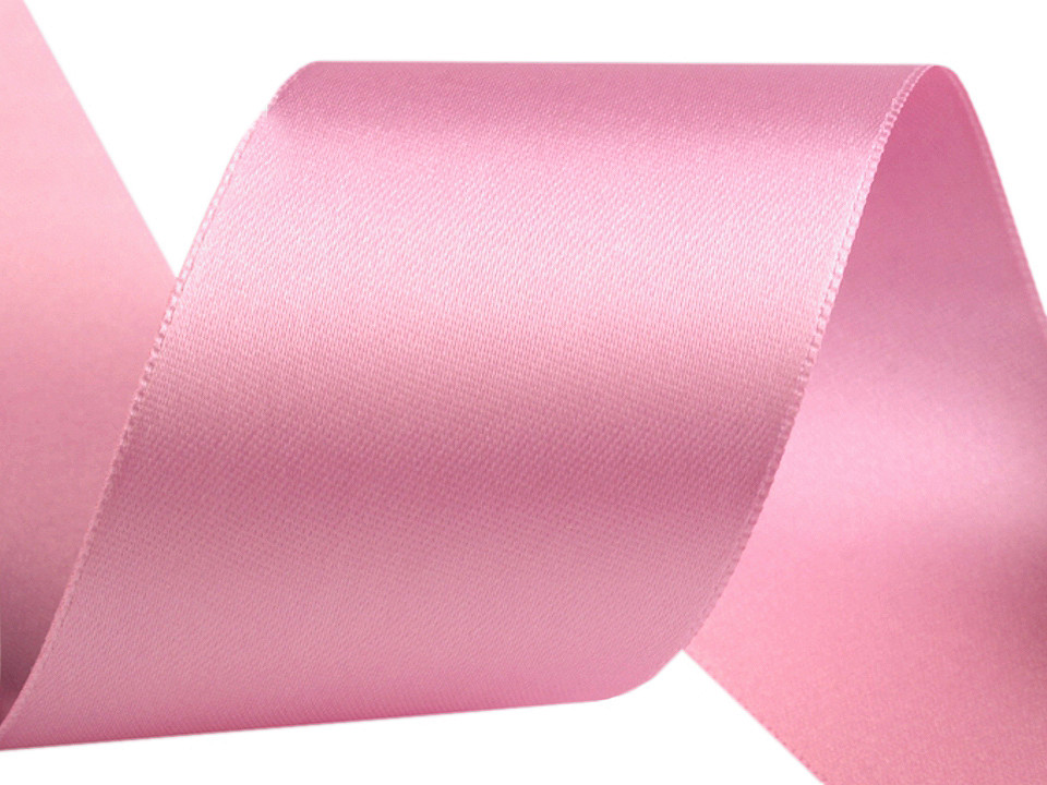 Double faced satin ribbon width 50 mm - Blue sapphire (20 Meters)