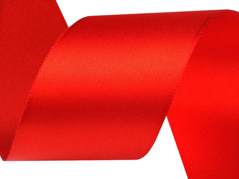 Double faced satin ribbon width 50 mm - Blue sapphire (20 Meters)
