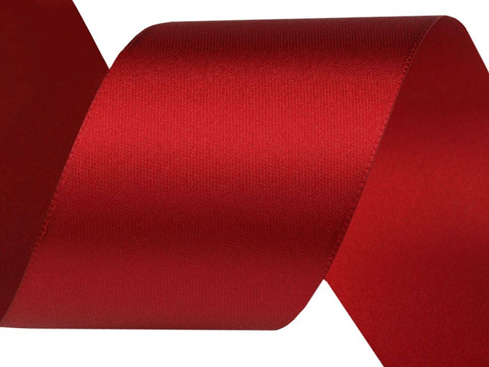 Double faced satin ribbon width 50 mm - Blue sapphire (20 Meters)