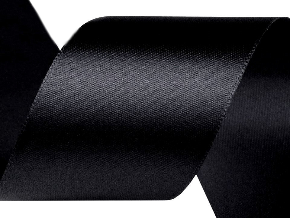 Double faced satin ribbon width 50 mm - Blue sapphire (20 Meters)