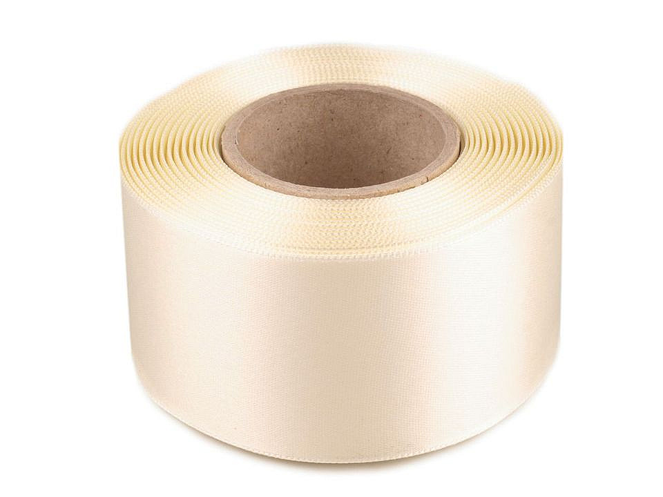 Double faced satin ribbon width 50 mm - Blue sapphire (20 Meters)