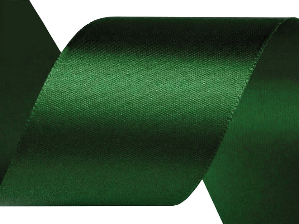 Double faced satin ribbon width 50 mm - Blue sapphire (20 Meters)