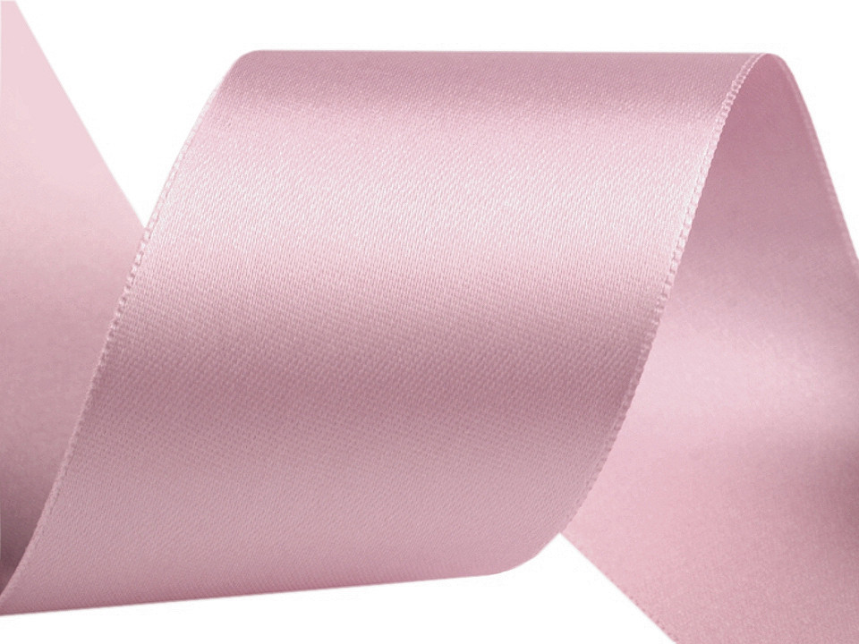 Double faced satin ribbon width 50 mm - Blue sapphire (20 Meters)