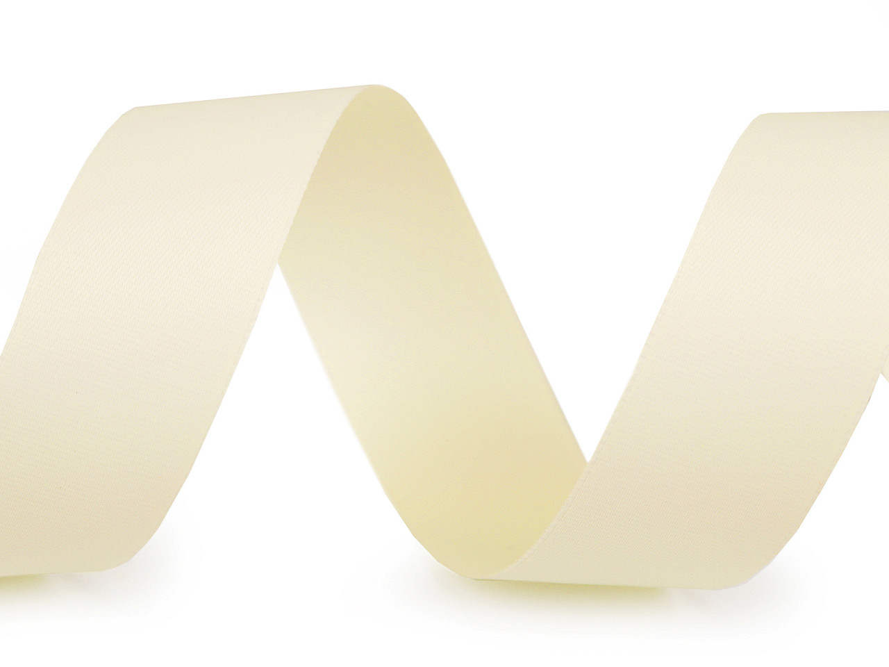 Double face satin ribbon width 24 mm matte - Light brown (20 Meters)