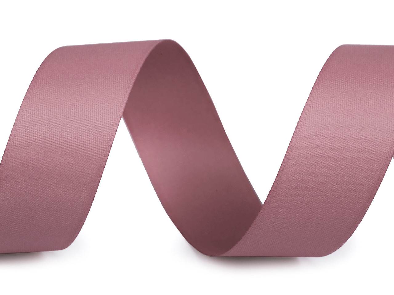 Double face satin ribbon width 24 mm matte - Light brown (20 Meters)