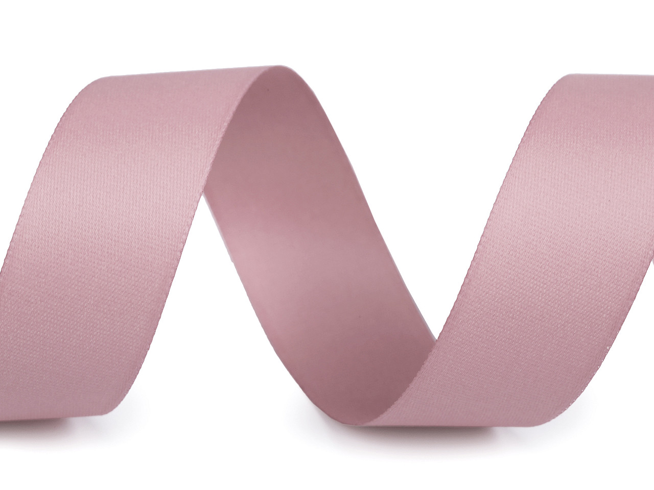 Double face satin ribbon width 24 mm matte - Light brown (20 Meters)