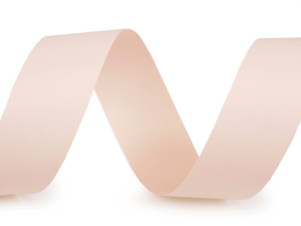 Double face satin ribbon width 24 mm matte - Light brown (20 Meters)