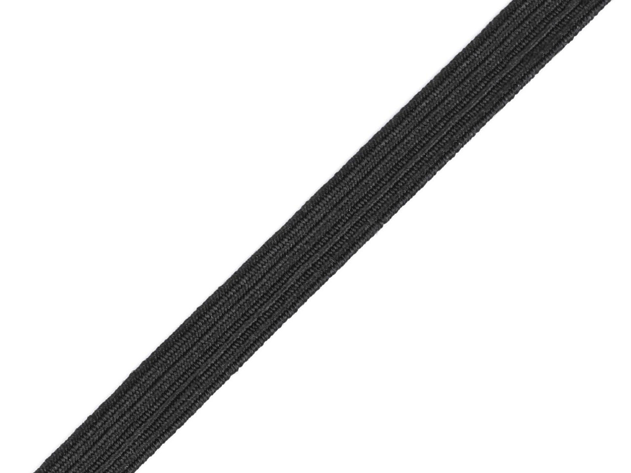 Lingerie elastic braid tape width 8 mm - Black (300 Meters)