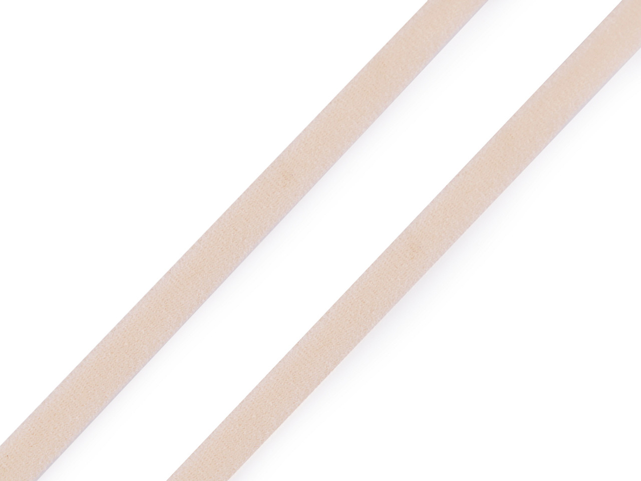 Lingerie bra strap shoulder elastic, filled width 5 mm - White (1 Meter)