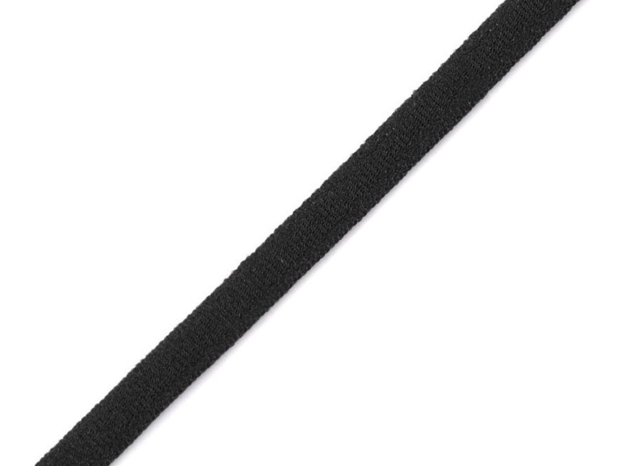 Lingerie bra strap shoulder elastic, filled width 5 mm - White (1 Meter)