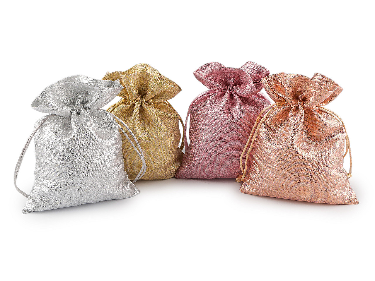 Brocade gift bag 13x18 cm - Powder (10 Pieces)