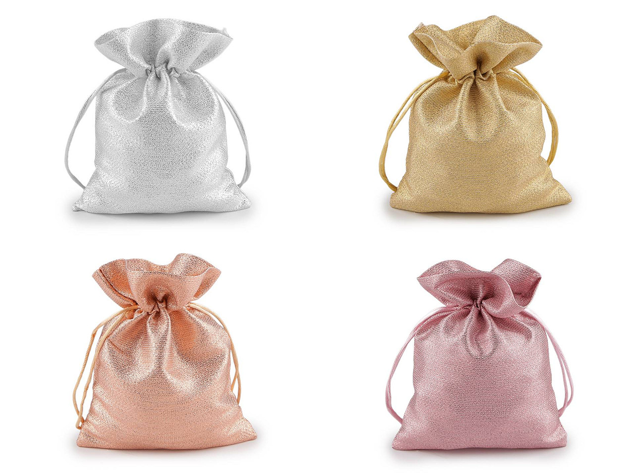 Brocade gift bag 13x18 cm - Powder (10 Pieces)