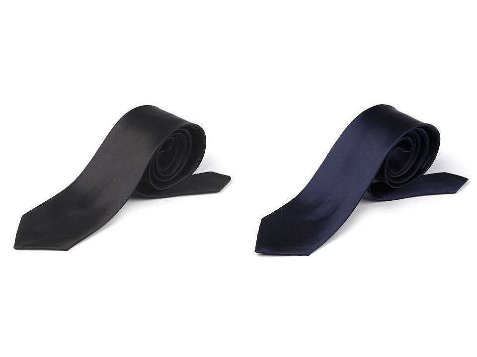 Satin tie - Black (1 Piece)