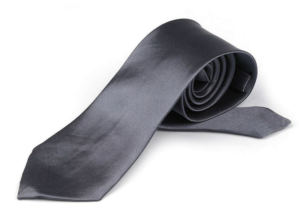 Satin tie - Black (1 Piece)