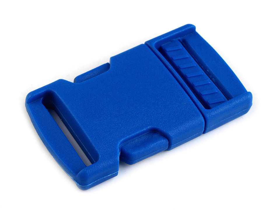 Plastic side release buckle with strap adjuster width 25 mm - White milk (100 Pairs)