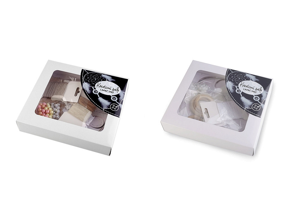 Creative kit dream catcher / diy ø20 cm - Powder (1 Piece)