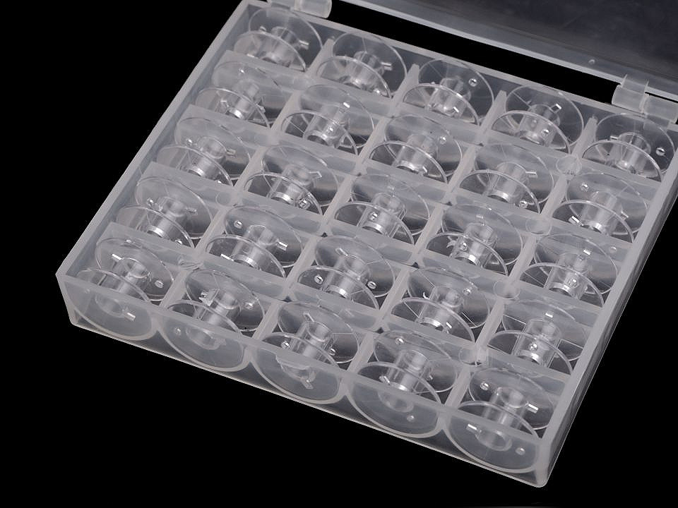 Bobbin box - Transparent (1 Box)