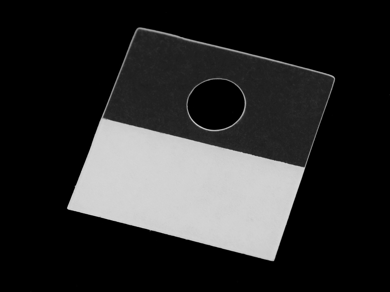 Euro slot hangers self-adhesive / hang tags 30x35 mm - Transparent (2100 Pieces)