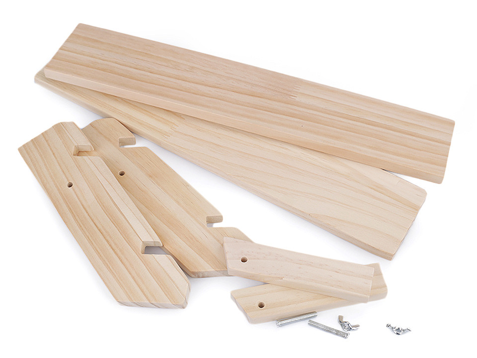 Wooden display stand - Natural light (1 Piece)